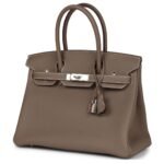HERMÈS BIRKIN 30 ETOUPE TOGO PALLADIUM HARDWARE