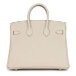 HERMÈS BIRKIN 25 CRAIE TOGO GOLD HARDWARE