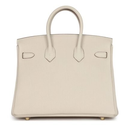 HERMÈS BIRKIN 25 CRAIE TOGO GOLD HARDWARE