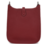 HERMÈS EVELYNE TPM ROUGE H CLEMENCE PALLADIUM HARDWARE