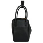 HERMÈS LINDY 26 BLACK CLEMENCE GOLD HARDWARE