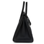 HERMÈS BIRKIN 25 BLACK TOGO PALLADIUM HARDWARE
