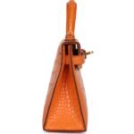 HERMÈS KELLY SELLIER 20 ABRICOT MATTE ALLIGATOR GOLD HARDWARE