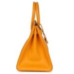 PRE-OWNED HERMÈS BIRKIN 35 JAUNE D'OR CANDY EPSOM PERMABRASS HARDWARE