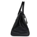VINTAGE HERMÈS BIRKIN 35 BLACK TOGO PALLADIUM HARDWARE
