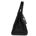 PRE-OWNED HERMÈS BIRKIN 30 BLACK TOGO ROSE GOLD HARDWARE