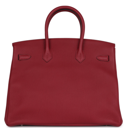 HERMÈS BIRKIN 35 ROUGE GRENAT TOGO PALLADIUM HARDWARE