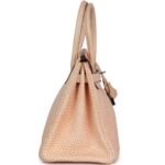 VINTAGE HERMÈS BIRKIN 30 ORANGE DALMATIAN BUFFALO PALLADIUM HARDWARE