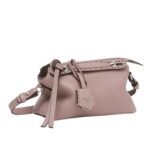 FENDI BY THE WAY SELLERIA MINI MAUVE PINK SELLERIA MINI-BAG WITH 156 HAND-SEWN TOPSTITCHES