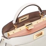 FENDI PEEKABOO ISEEU SMALL CALF LEATHER BAG