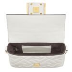 FENDI BAGUETTE MINI NAPPA LEATHER BAG WITH FF MOTIF