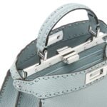 FENDI PEEKABOO ISEEU SMALL SELLERIA BAG WITH 556 HAND SEWN TOPSTITCHES
