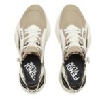 FENDI FLOW LEATHER LOW-TOPS