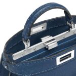 FENDI PEEKABOO ISEEU SMALL SELLERIA BAG WITH 556 HAND-SEWN TOPSTITCHES