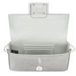 FENDI BAGUETTE MINI SILVER COLOR STINGRAY LEATHER BAG