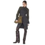 FENDI JACKET GRAY CHECKED WOOL BLAZER