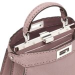 FENDI PEEKABOO ISEEU SMALL SELLERIA BAG WITH 556 HAND-SEWN TOPSTITCHES
