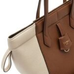 FENDI ORIGAMI MINI MULTICOLOR LEATHER BAG THAT CAN BE TRANSFORMED
