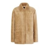FENDI BLOUSON BEIGE MINK JACKET