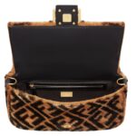 FENDI BAGUETTE BROWN SHEEPSKIN BAG