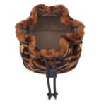 FENDI MON TRESOR MINI-BAG IN BROWN SHEEPSKIN