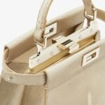 FENDI PEEKABOO ISEEU SMALL SELLERIA BAG WITH 556 HAND SEWN TOPSTITCHES