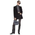 FENDI SHOW LEATHER HIGH-HEELED BOOTS
