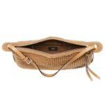 SIMPLY FENDI MEDIUM BEIGE SHEEPSKIN BAG