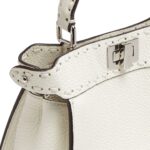 FENDI PEEKABOO MINI SELLERIA BAG WITH 220 HAND-SEWN TOPSTITCHES