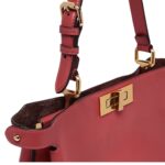 FENDI PEEKABOO SOFT MEDIUM LEATHER BAG