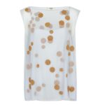 FENDI TOP LIGHT BLUE ORGANZA TOP