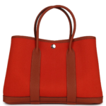 HERMÈS GARDEN PARTY 30 TERRE BATTUE AND CUIVRE TOILE CANVAS AND NEGONDA PALLADIUM HARDWARE