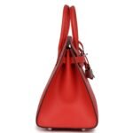 HERMÈS BIRKIN SELLIER 25 CAPUCINE EPSOM PALLADIUM HARDWARE