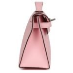 HERMÈS KELLY POCHETTE ROSE SAKURA SWIFT PALLADIUM HARDWARE