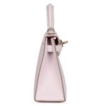 HERMÈS SPECIAL ORDER (HSS) KELLY SELLIER 20 MAUVE PALE VERSO CHEVRE MYSORE PERMABRASS HARDWARE