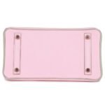 HERMÈS SPECIAL ORDER (HSS) BIRKIN 25 ROSE SAKURA AND GRIS PERLE CHEVRE MYSORE ROSE GOLD HARDWARE