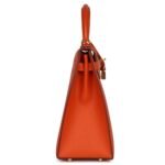 PRE-OWNED HERMÈS KELLY SELLIER 32 FEU EPSOM GOLD HARDWARE