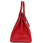 PRE-OWNED HERMÈS BIRKIN 35 ROUGE CASAQUE EPSOM GOLD HARDWARE