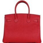 PRE-OWNED HERMÈS BIRKIN 30 ROUGE CASAQUE EPSOM GOLD HARDWARE