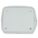 HERMÈS PICOTIN LOCK 22 BLEU PALE CLEMENCE GOLD HARDWARE