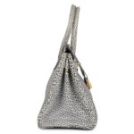 VINTAGE HERMÈS BIRKIN 30 WHITE DALMATIAN BUFFALO GOLD HARDWARE