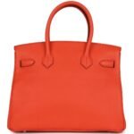 HERMÈS BIRKIN 30 ROUGE PIVOINE CLEMENCE PALLADIUM HARDWARE