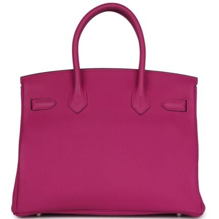 HERMÈS BIRKIN 30 ROSE POURPRE TOGO PALLADIUM HARDWARE