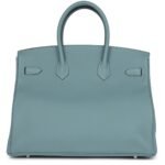 HERMÈS BIRKIN 35 CIEL TOGO PALLADIUM HARDWARE