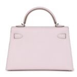 HERMÈS KELLY SELLIER 20 MAUVE PALE EPSOM PALLADIUM HARDWARE