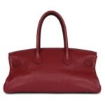 PRE-OWNED HERMÈS SHOULDER BIRKIN 42 JPG ROUGE H CLEMENCE GOLD HARDWARE