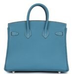HERMÈS BIRKIN 25 BLUE JEAN TOGO PALLADIUM HARDWARE