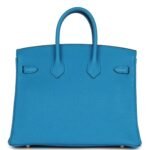 HERMÈS BIRKIN 25 BLEU ZANZIBAR TOGO PALLADIUM HARDWARE