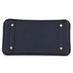 HERMÈS BIRKIN 25 BLEU NUIT TOGO GOLD HARDWARE