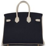HERMÈS SPECIAL ORDER (HSS) BIRKIN 25 BLEU NUIT AND CRAIE TOGO GOLD HARDWARE